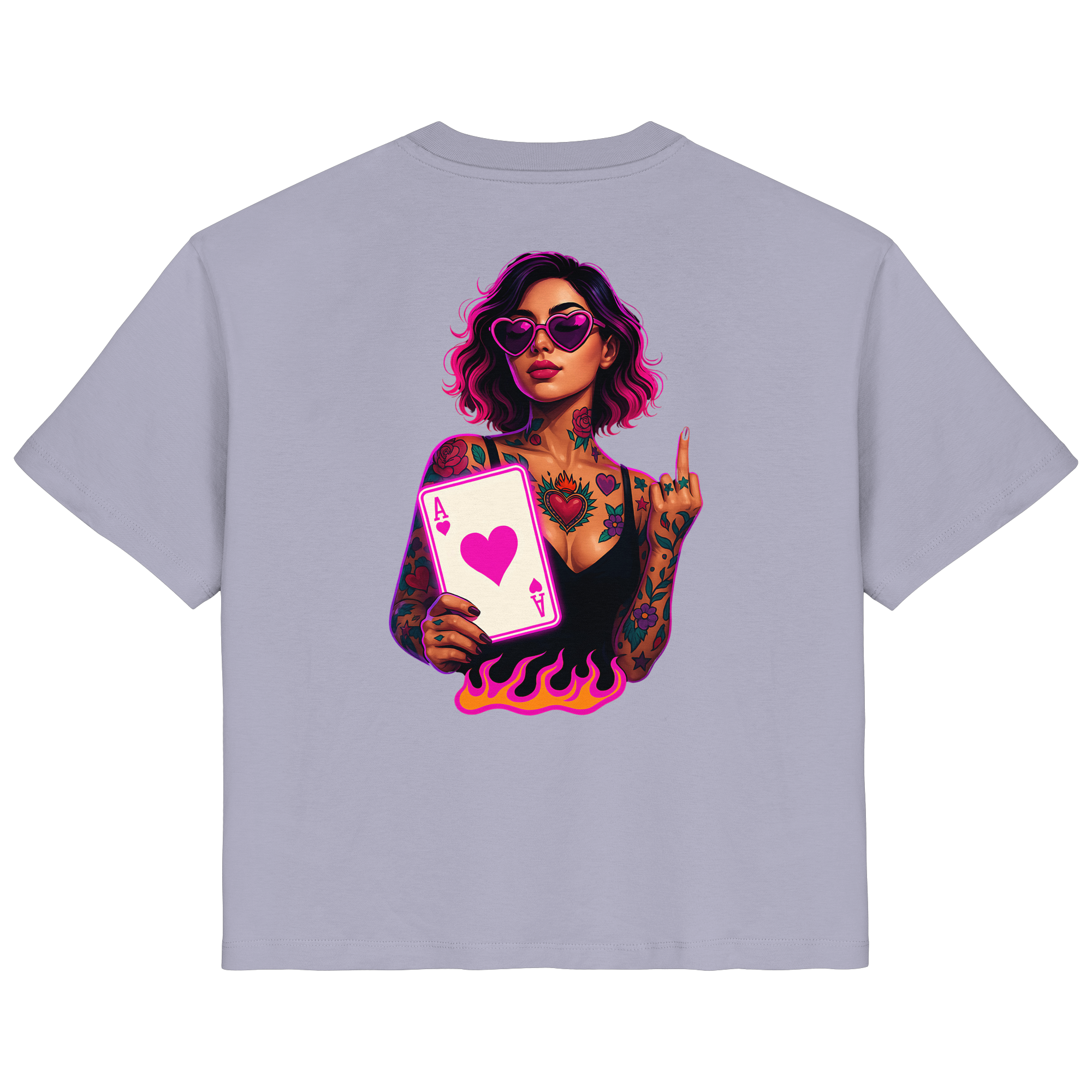 Queen of Hearts - Ladies Organic Shirt