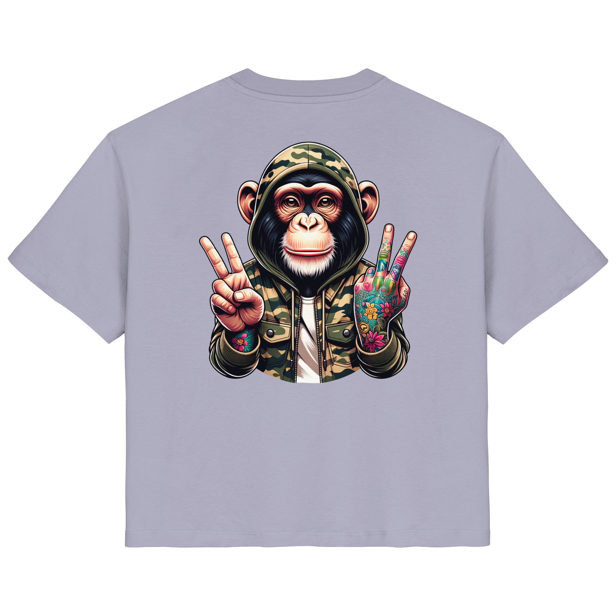 Jungle Ink Monkey - Ladies Organic Shirt