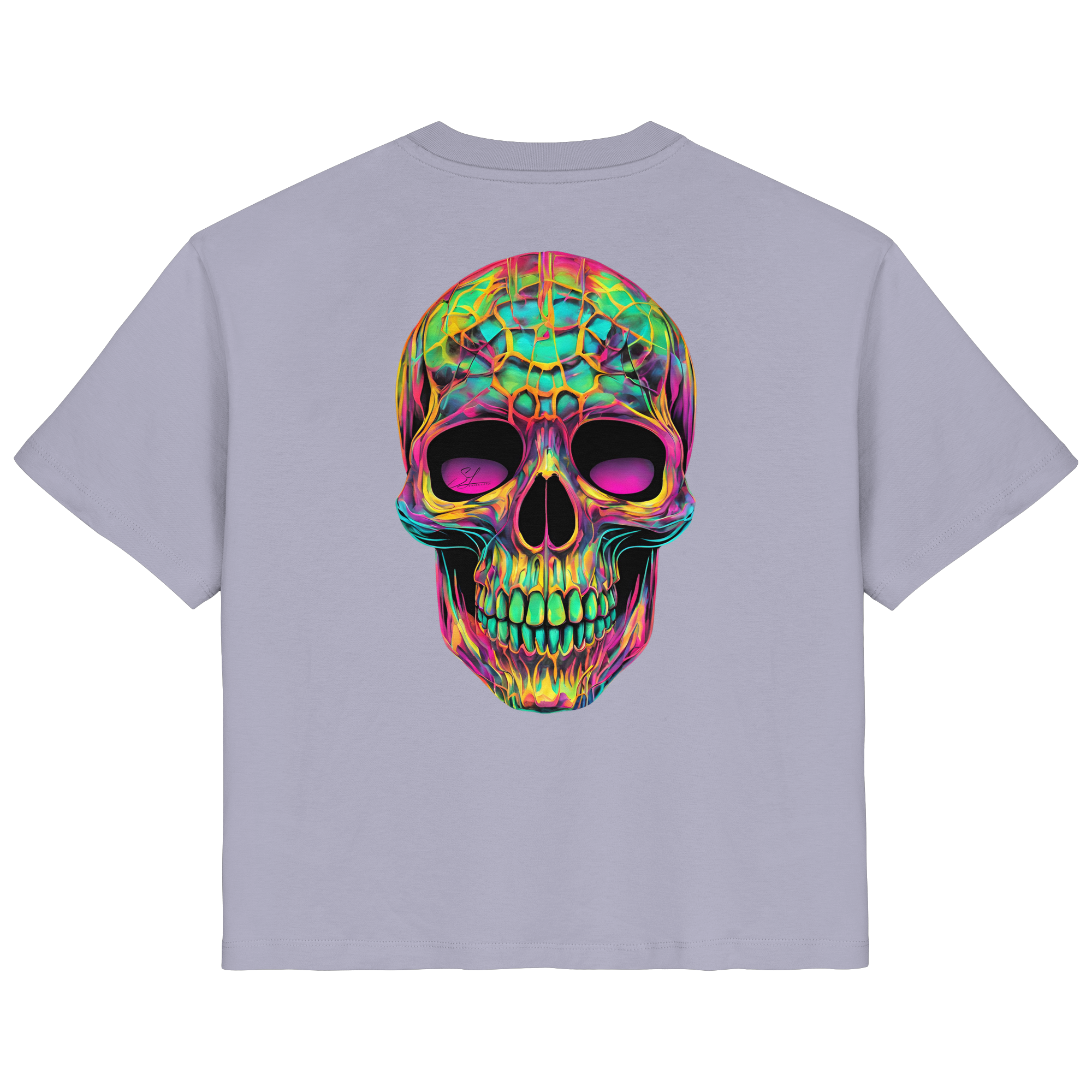 Psychedelic Skull - Ladies Organic Shirt