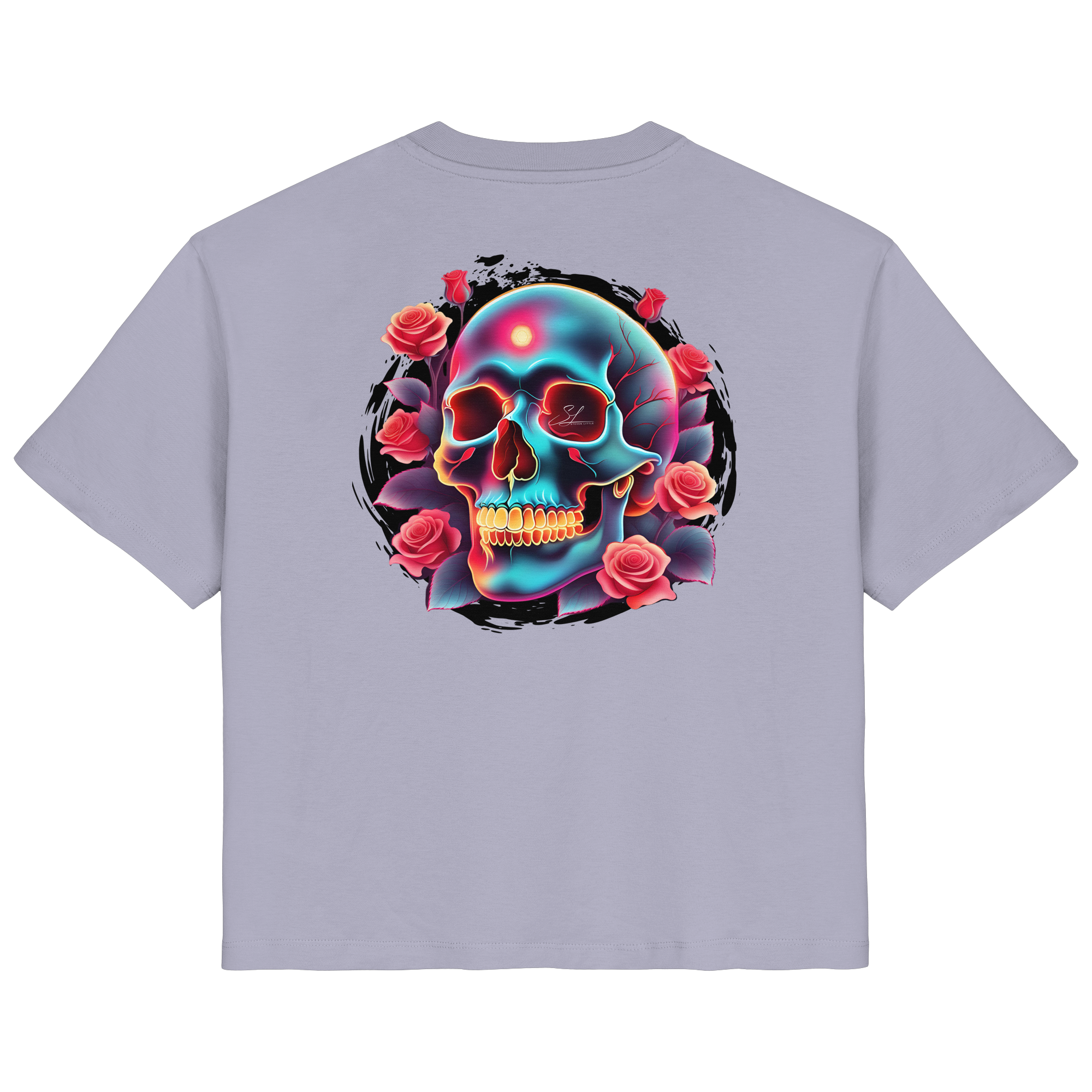 Glow Skull - T-shirt bio pour femme