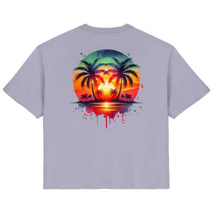 Tropical Sunset - Ladies Organic Shirt
