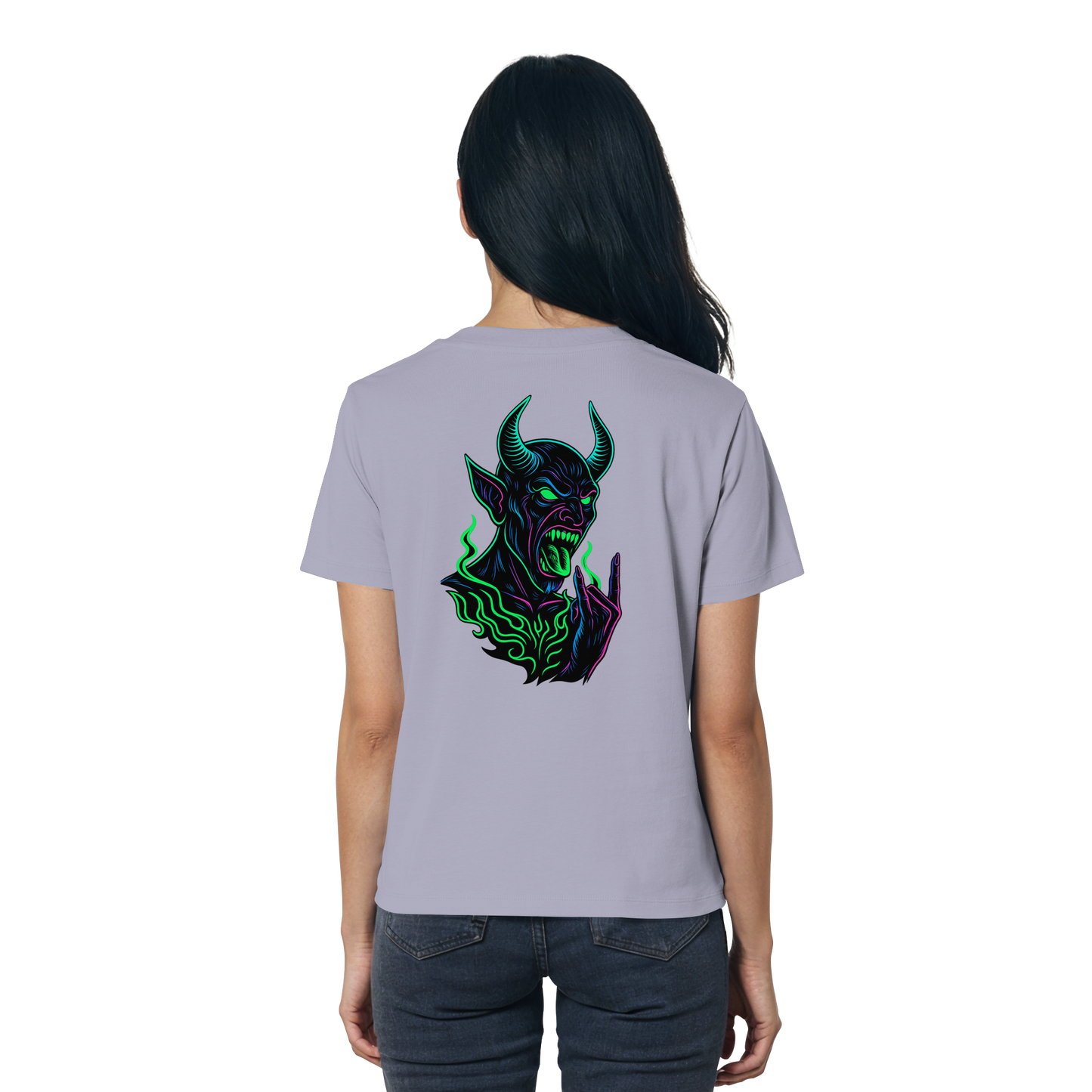 Neon Hellfire - Ladies Organic Shirt