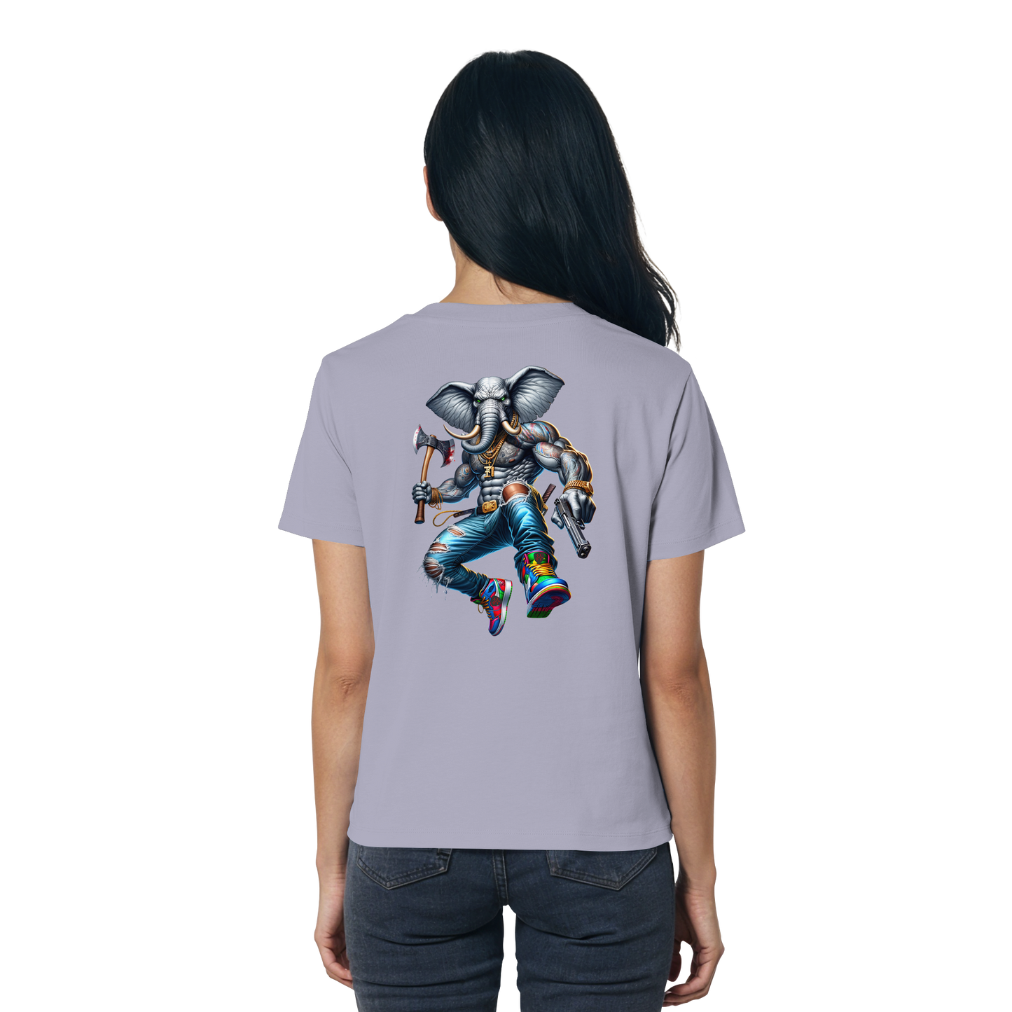 Elephant Warrior - Ladies Organic Shirt