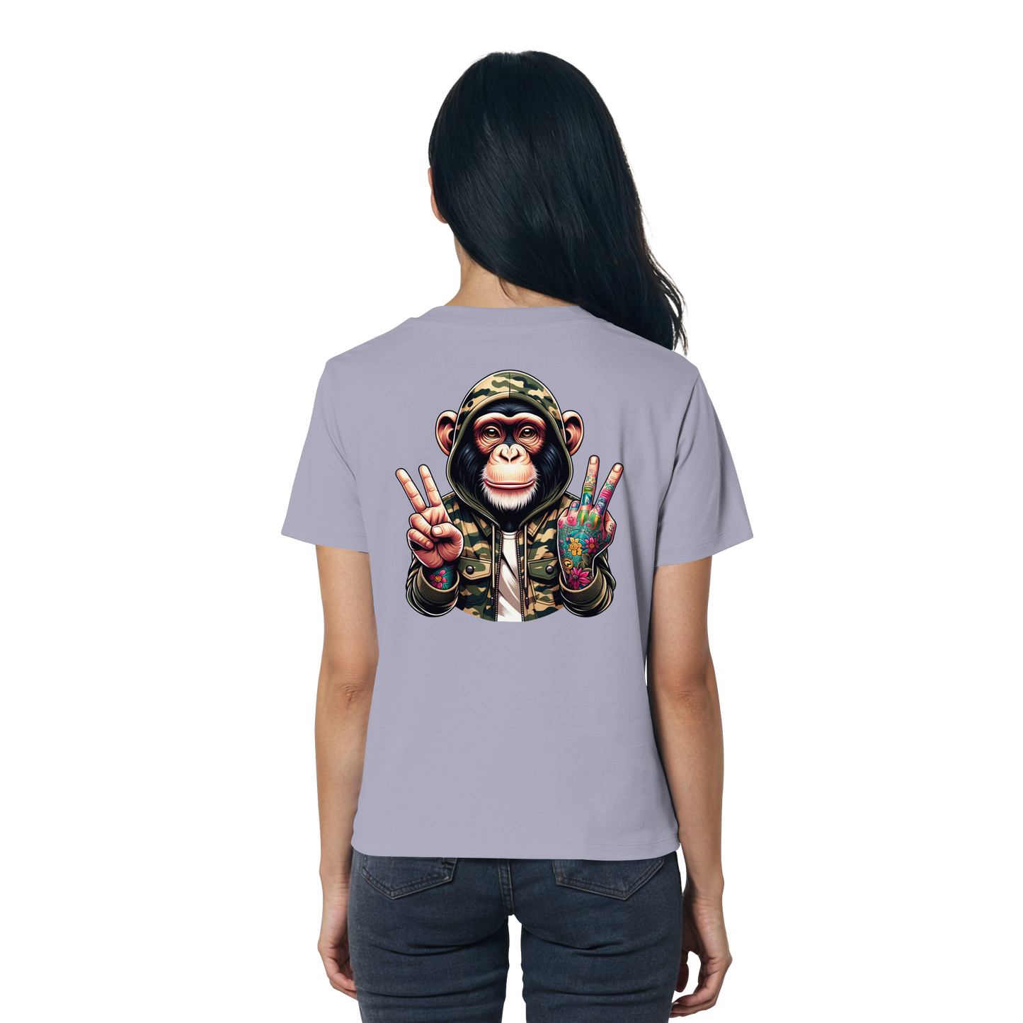 Jungle Ink Monkey - Ladies Organic Shirt