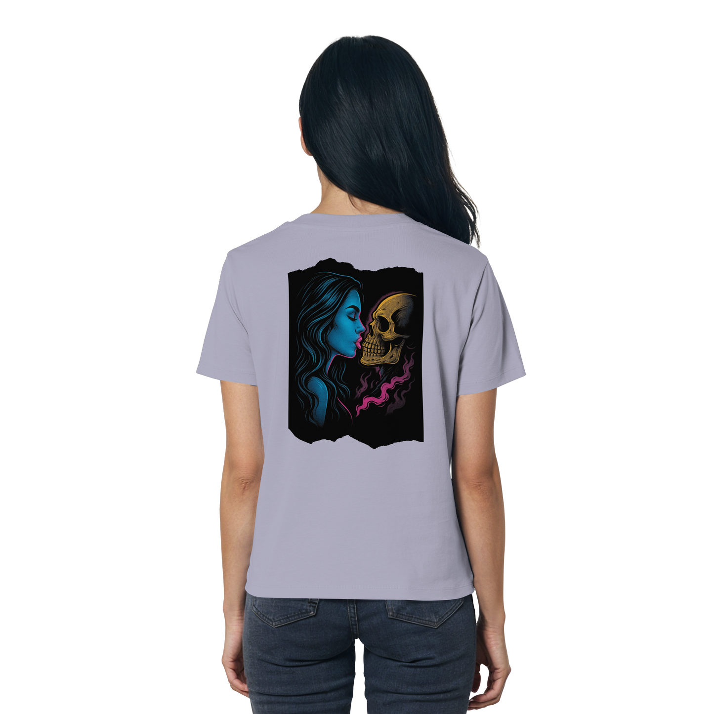 Kissing Skull - Ladies Organic Shirt