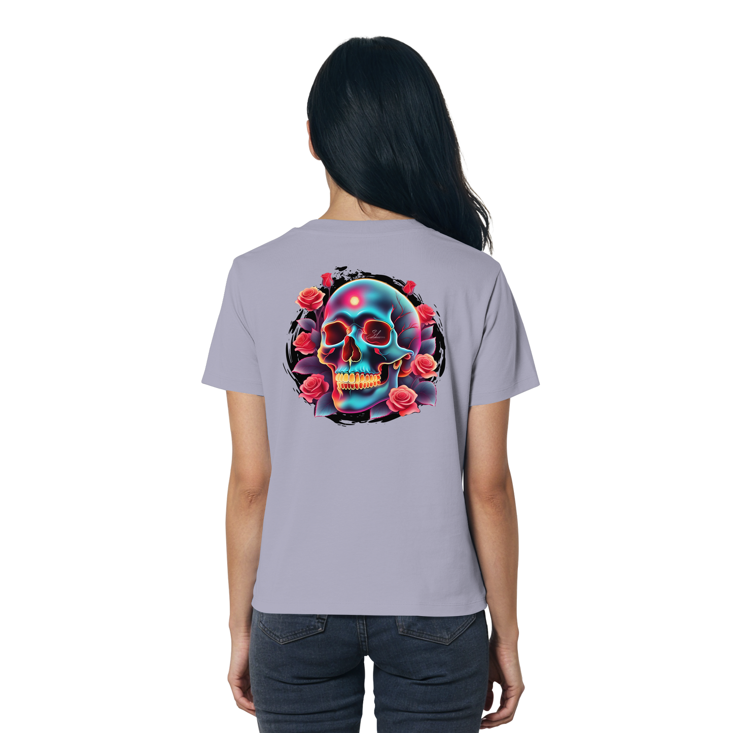 Glow Skull - Ladies Organic Shirt