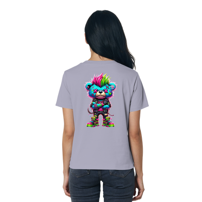 Punk Neon Teddy - Ladies Organic Shirt