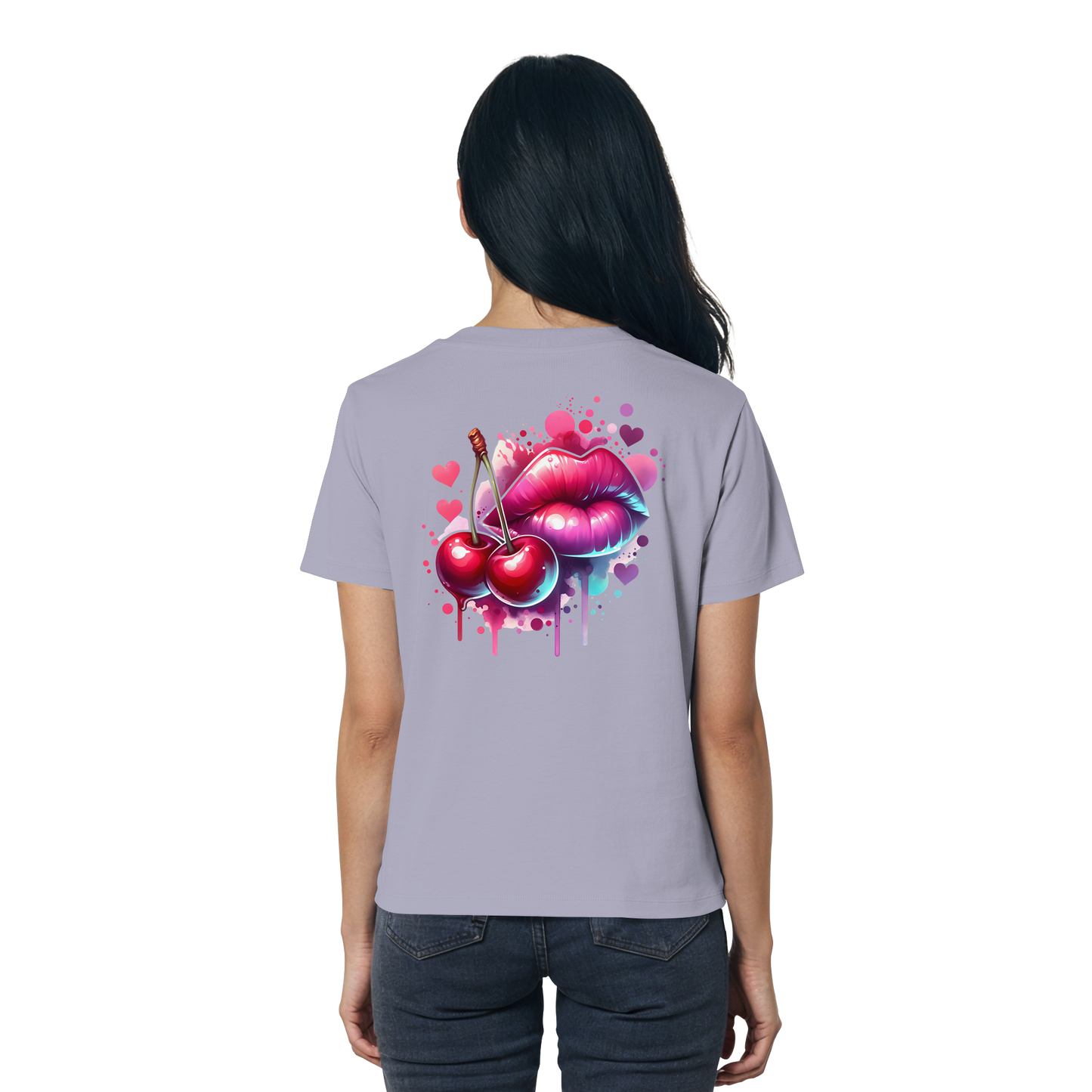 Cherry Kisses - Ladies Organic Shirt