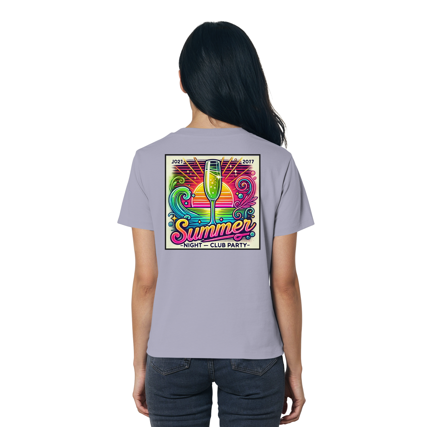 Summer Party Vibes - Ladies Organic Shirt
