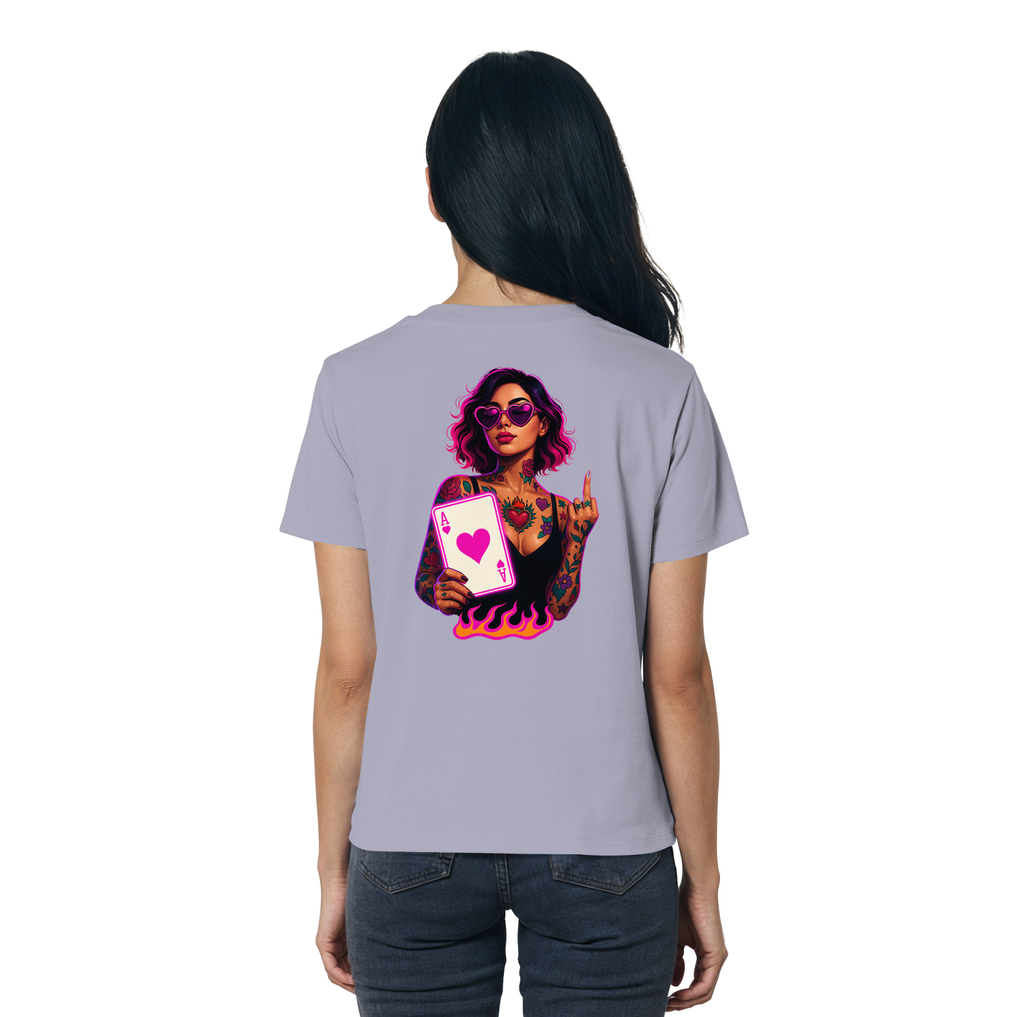 Queen of Hearts - Ladies Organic Shirt