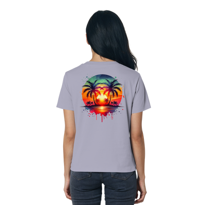 Tropical Sunset - Ladies Organic Shirt
