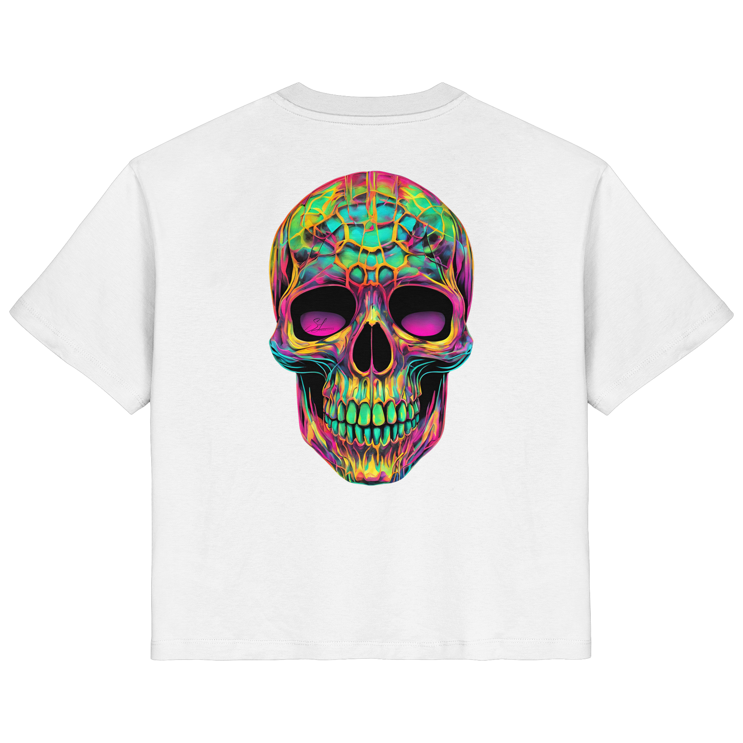 Psychedelic Skull - Ladies Organic Shirt