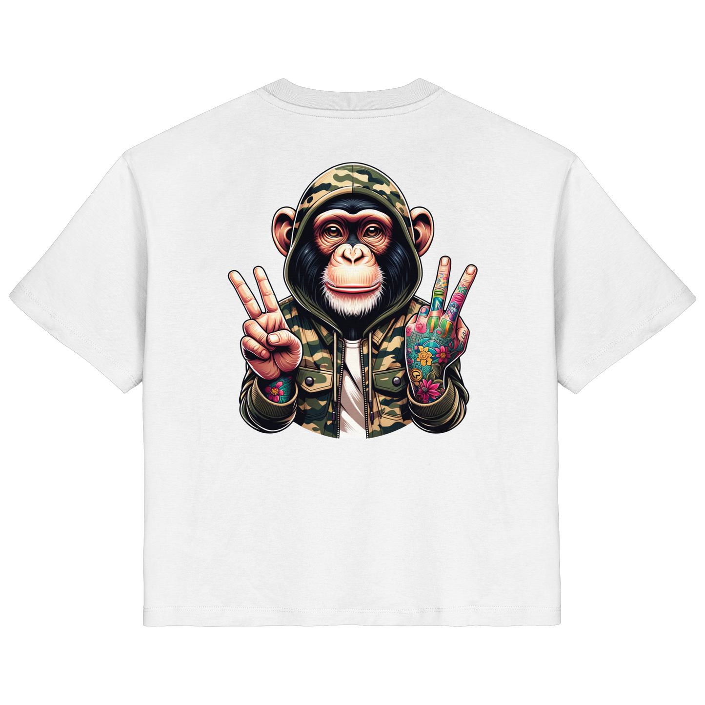 Jungle Ink Monkey - Ladies Organic Shirt