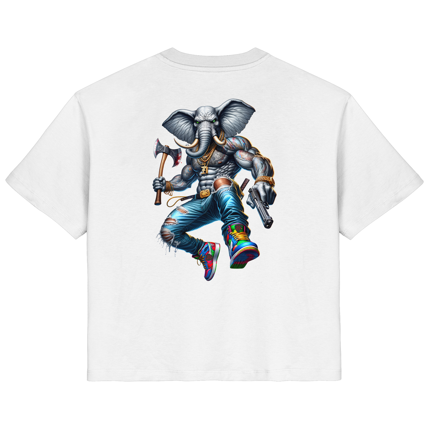 Elephant Warrior - Ladies Organic Shirt