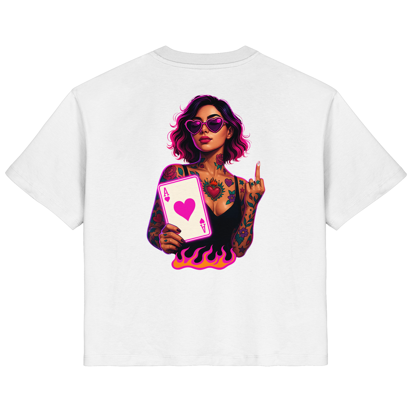 Queen of Hearts - Ladies Organic Shirt