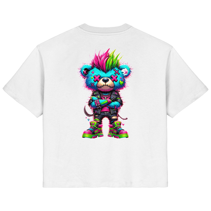 Punk Neon Teddy - Ladies Organic Shirt