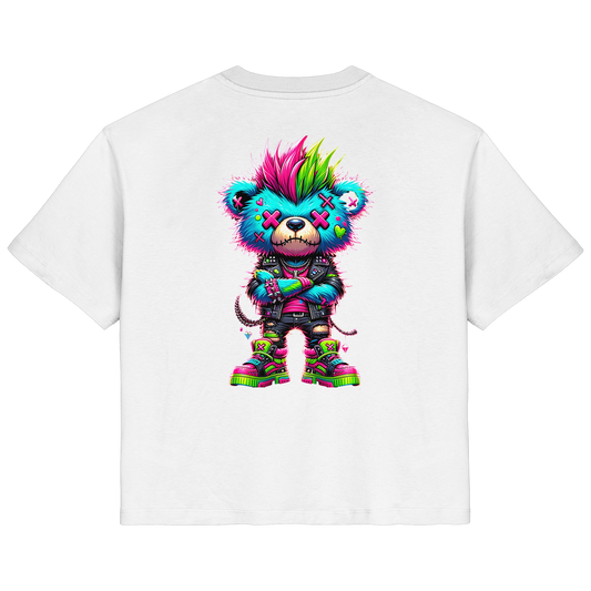 Punk Neon Teddy - Ladies Organic Shirt