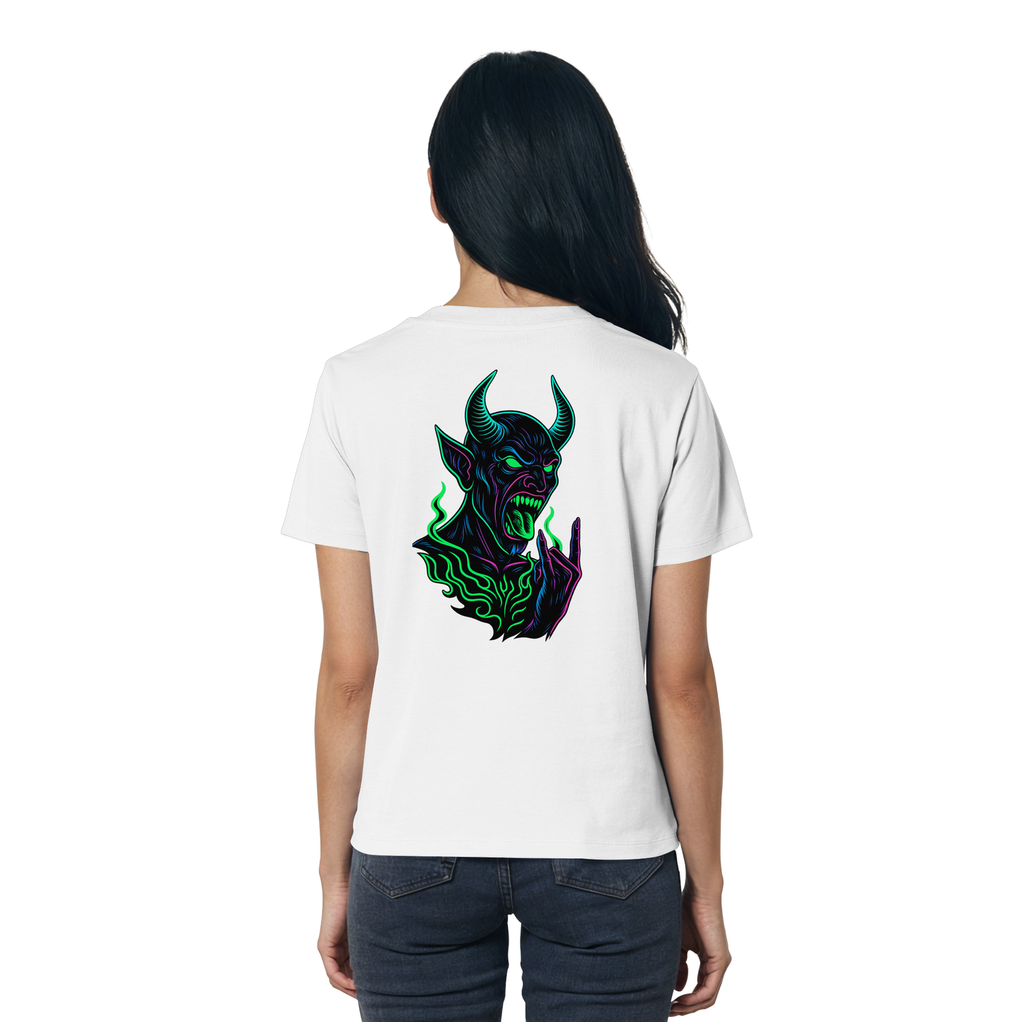 Neon Hellfire - Ladies Organic Shirt