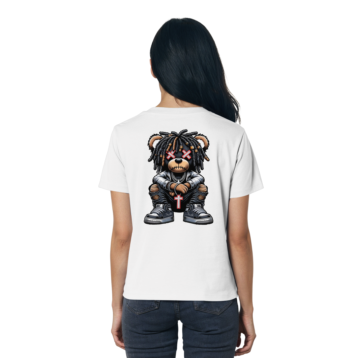 Bad Ass Teddy - Ladies Organic Shirt