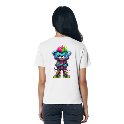 Punk Neon Teddy - Ladies Organic Shirt