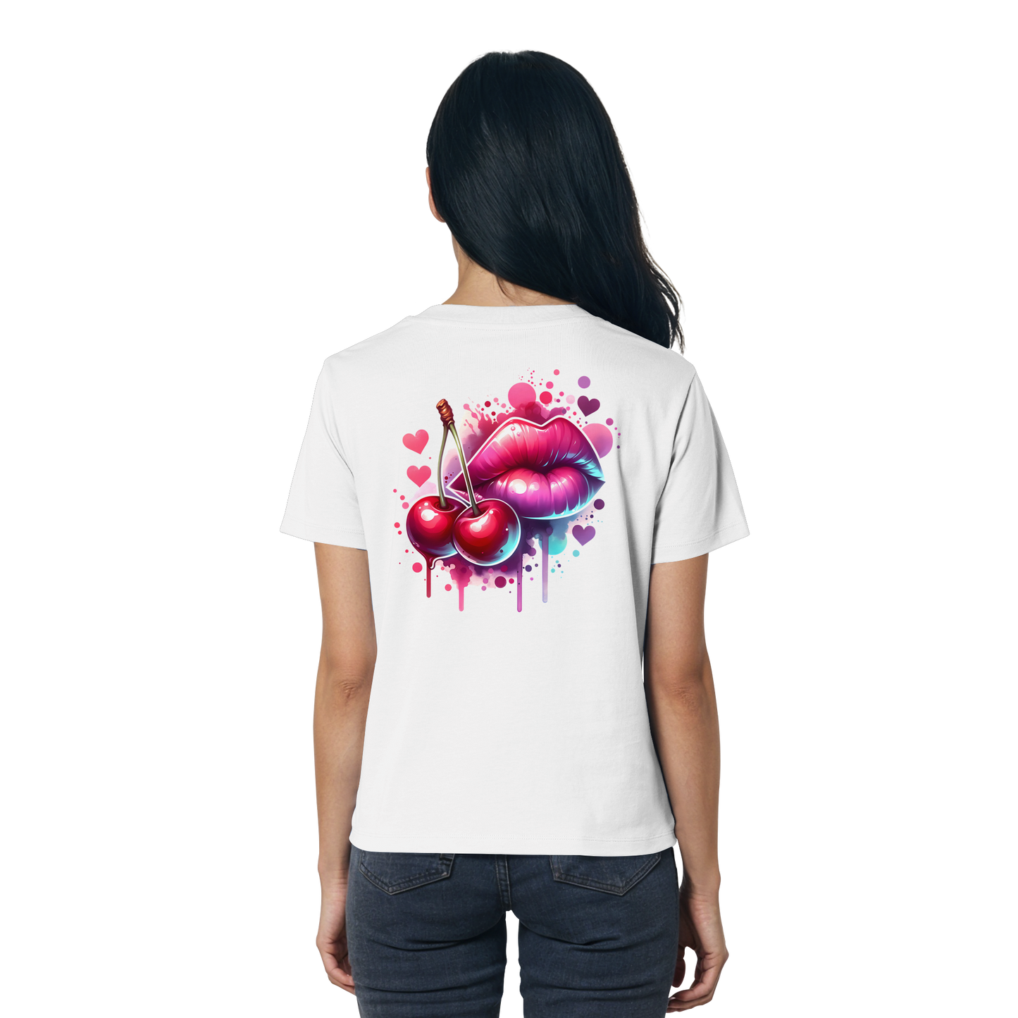 Cherry Kisses - Ladies Organic Shirt