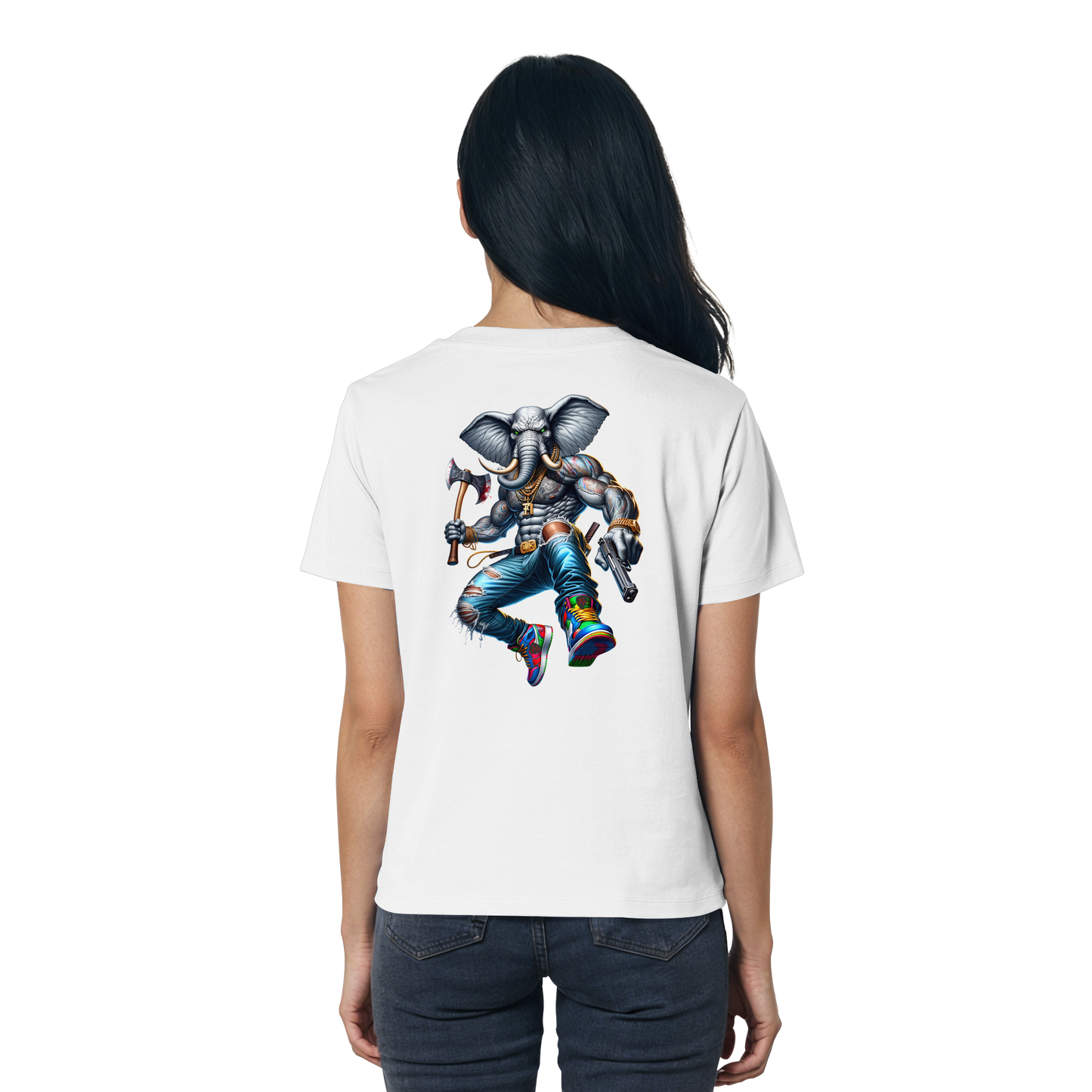 Elephant Warrior - Ladies Organic Shirt