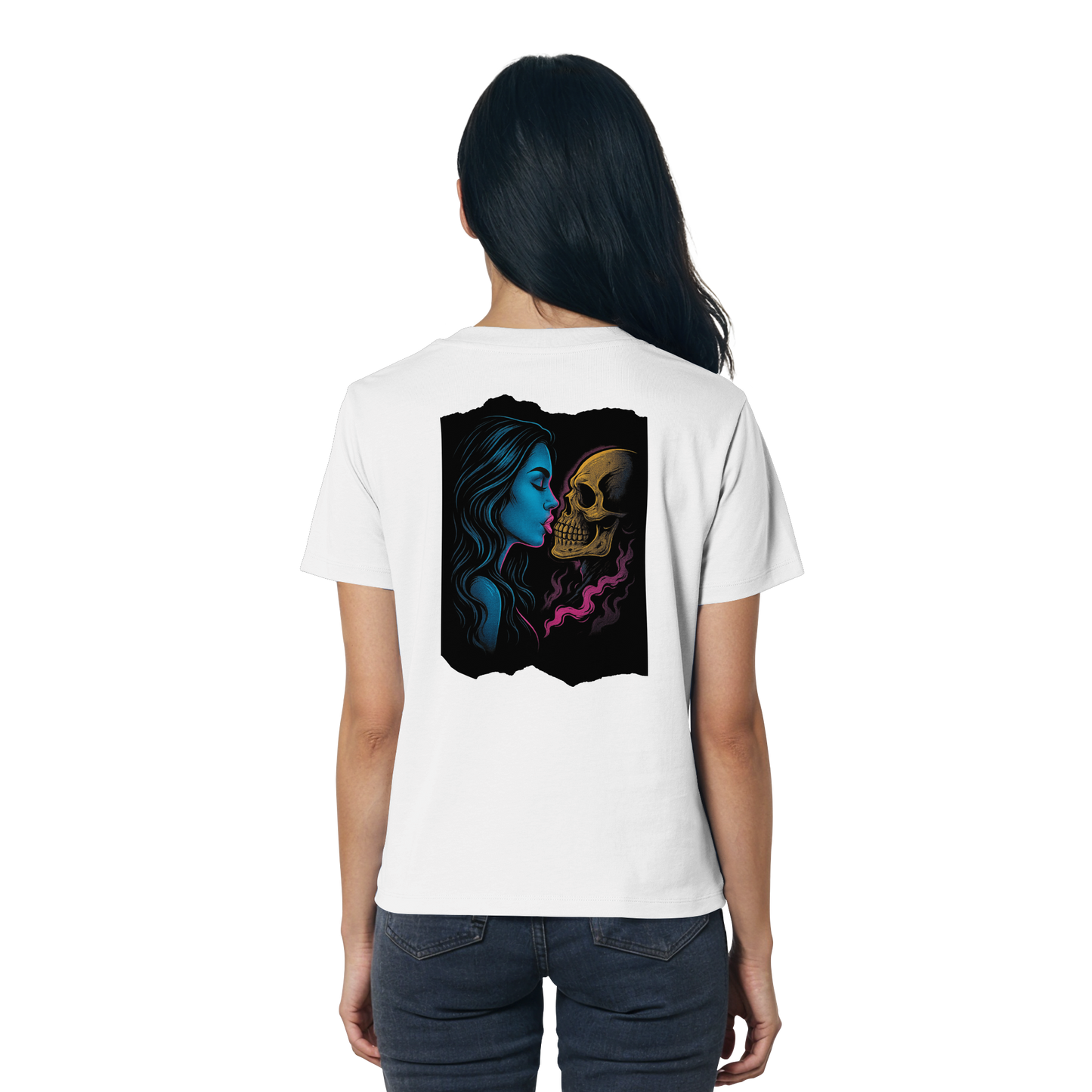 Kissing Skull - Ladies Organic Shirt