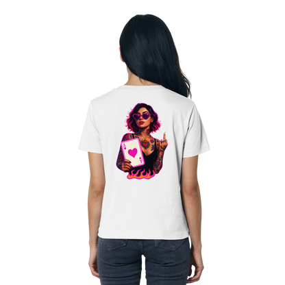 Queen of Hearts - Ladies Organic Shirt