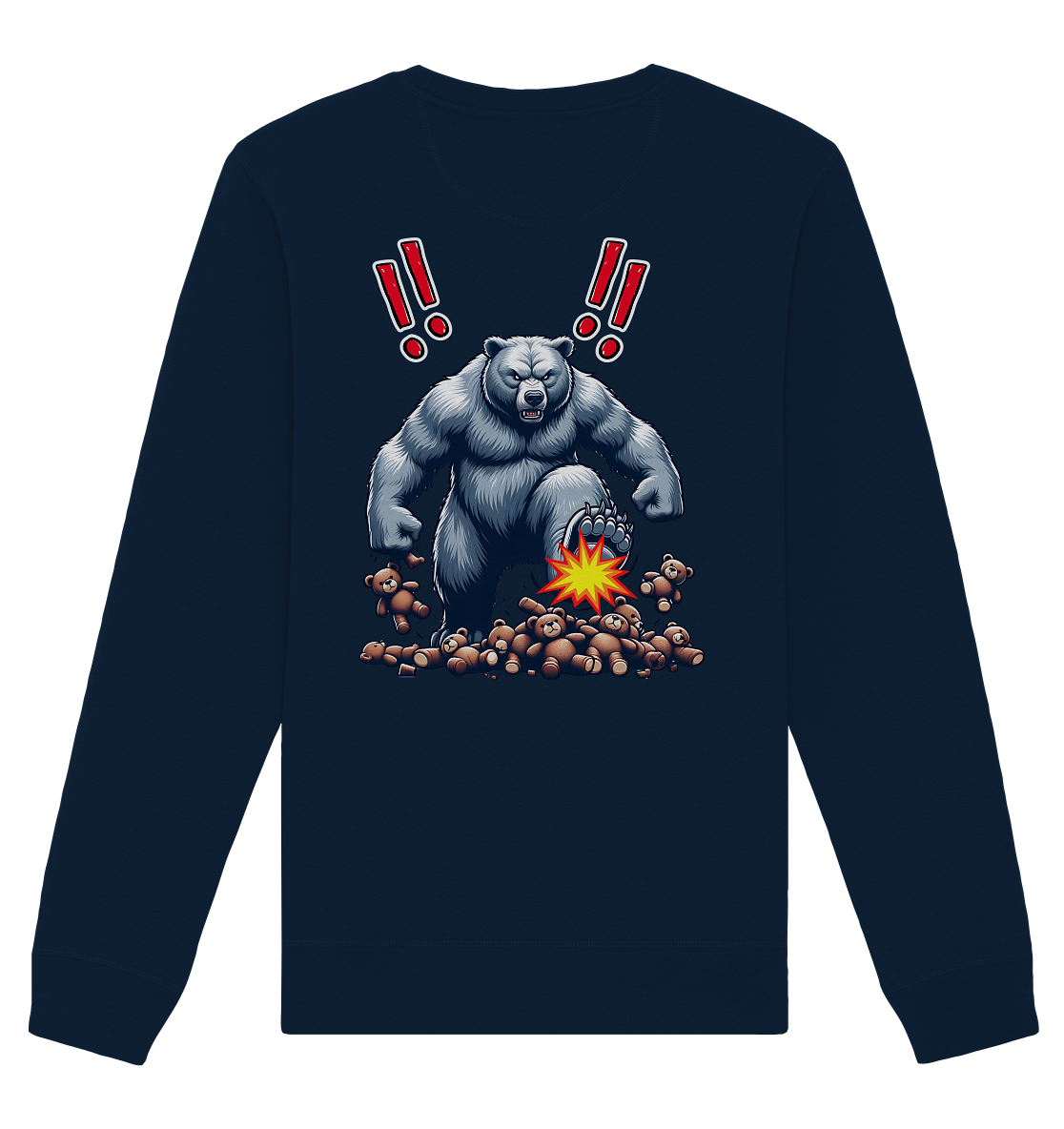 Teddy Terror - Organic Unisex Sweatshirt