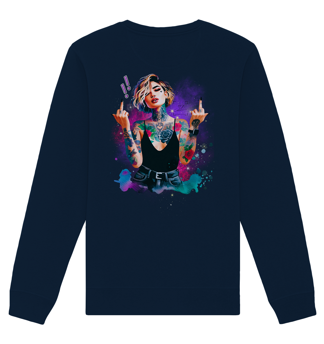 Rebel Rose - Sweat-shirt unisexe bio