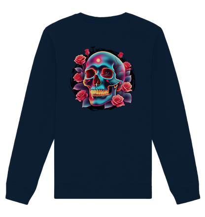 Glow Skull Design - Organic Unisex Sweatshirt