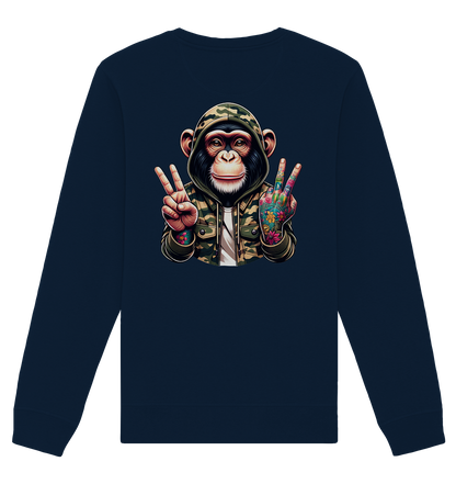 Jungle Ink Monkey - Organic Unisex Sweatshirt