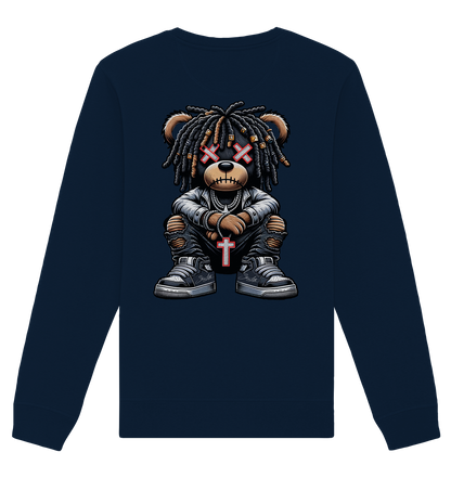 Badass Teddy - Organic Unisex Sweatshirt