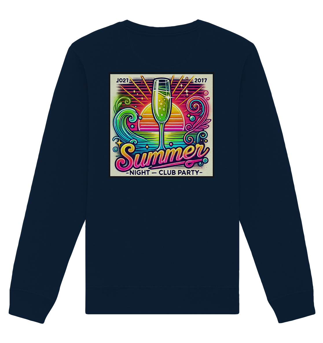 Summer Party Vibes - Organic Unisex Sweatshirt
