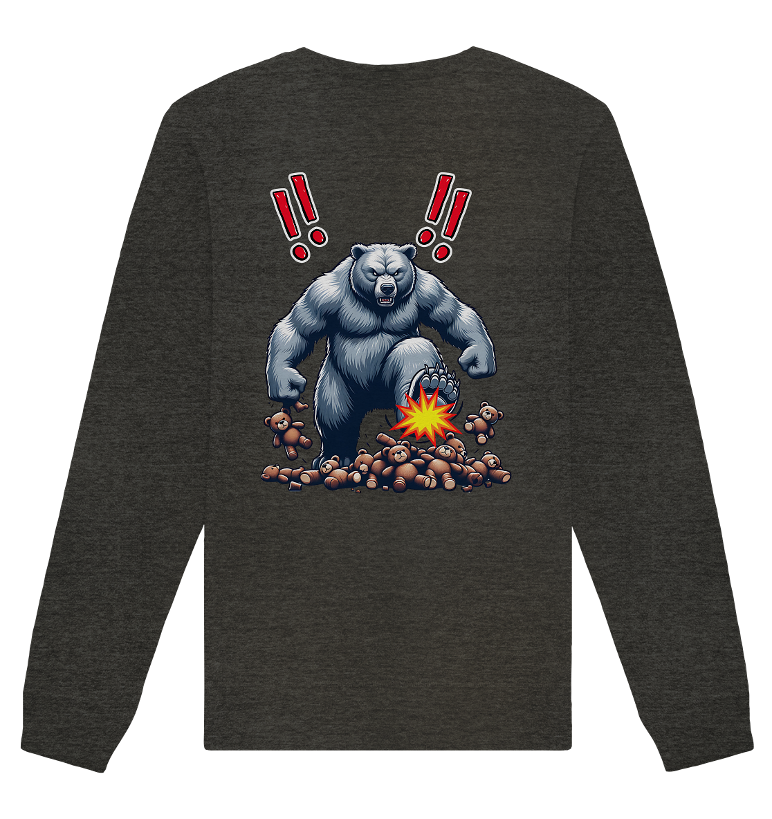 Teddy Terror - Organic Unisex Sweatshirt