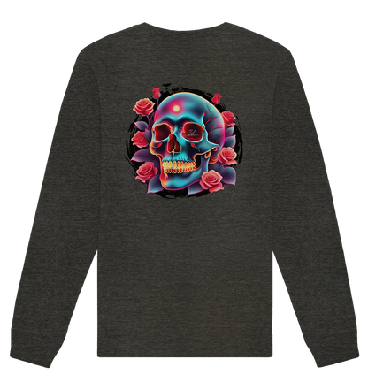 Glow Skull Design - Organic Unisex Sweatshirt