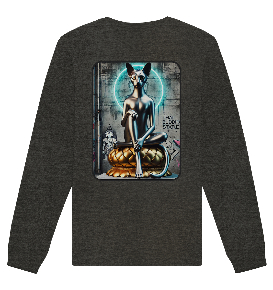 Mystic Cat - Sweat-shirt unisexe bio