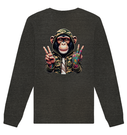 Jungle Ink Monkey - Organic Unisex Sweatshirt