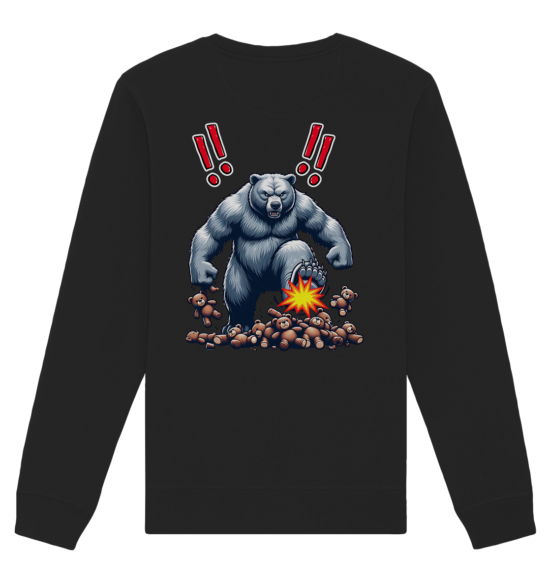 Teddy Terror - Organic Unisex Sweatshirt