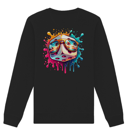 Sunset Vibes Dice - Organic Unisex Sweatshirt