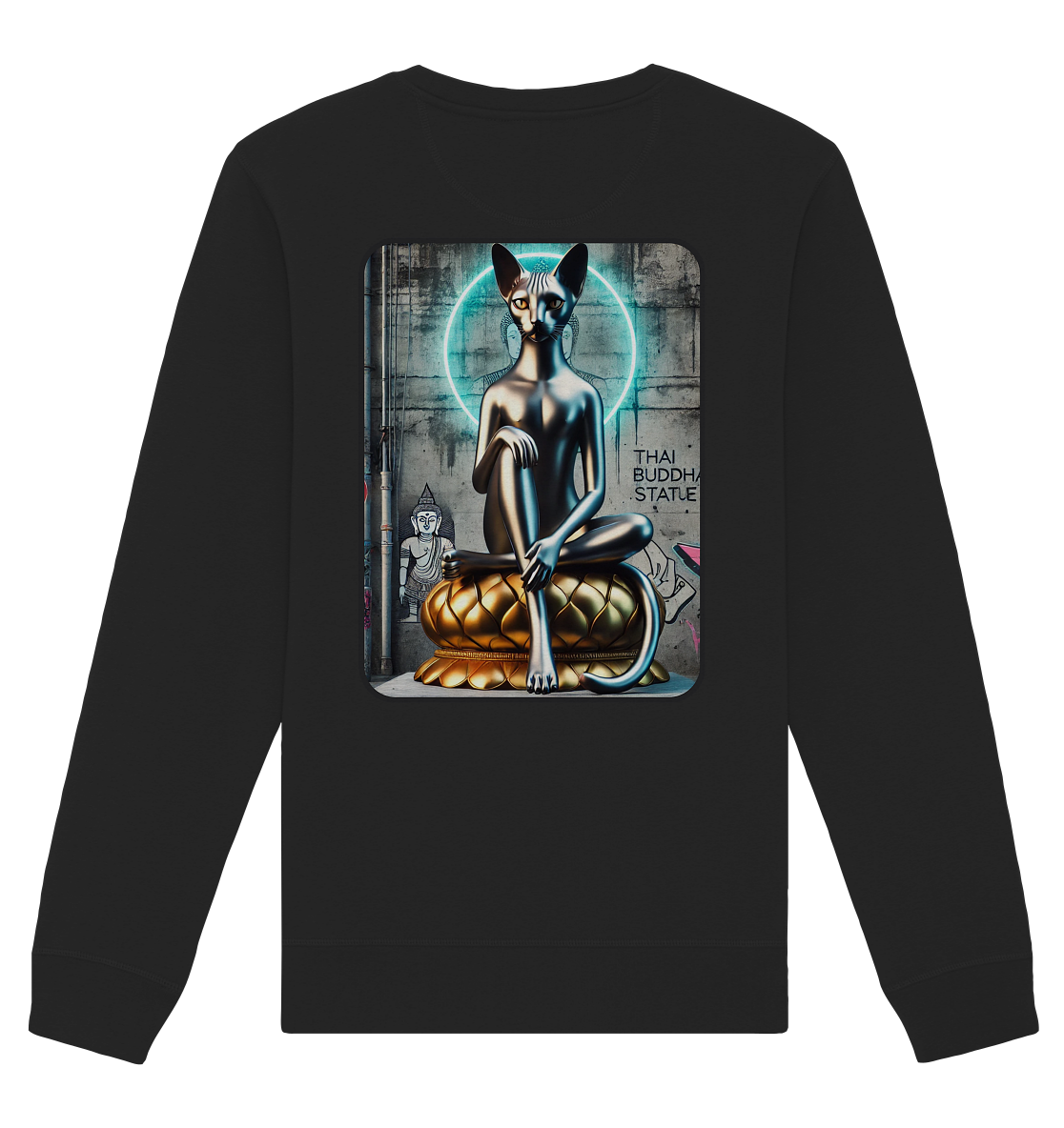 Mystic Cat - Sweat-shirt unisexe bio