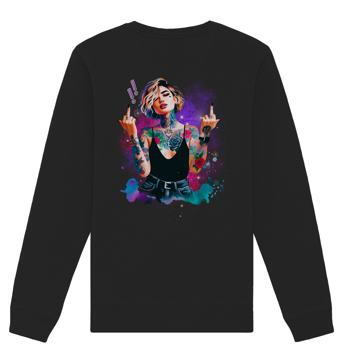 Rebel Rose - Sweat-shirt unisexe bio