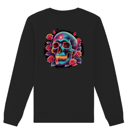 Glow Skull Design - Organic Unisex Sweatshirt