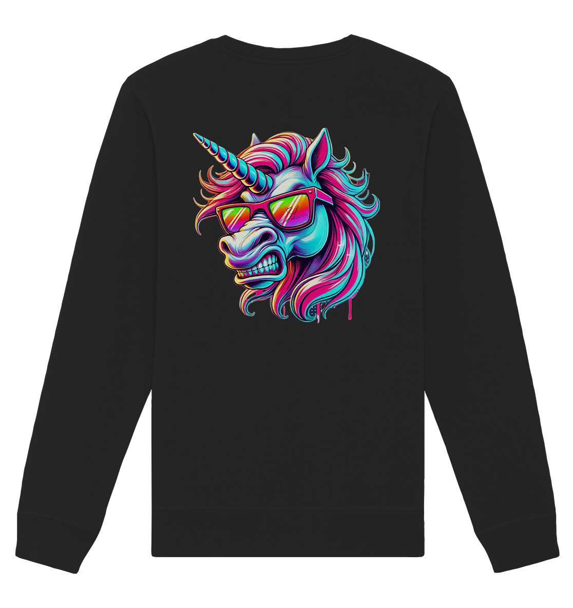 Funky Unicorn - Sweat-shirt unisexe bio