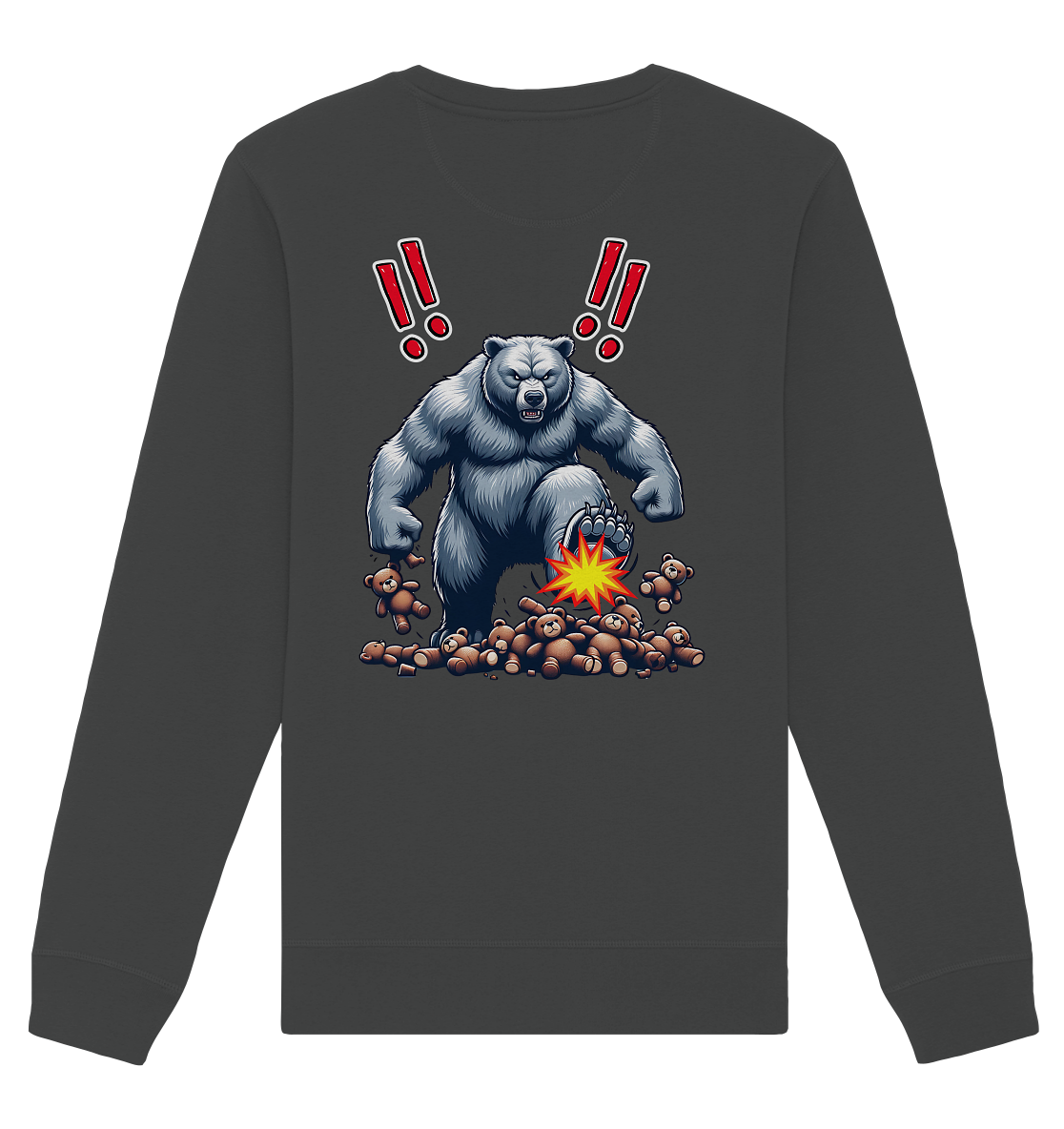Teddy Terror - Organic Unisex Sweatshirt