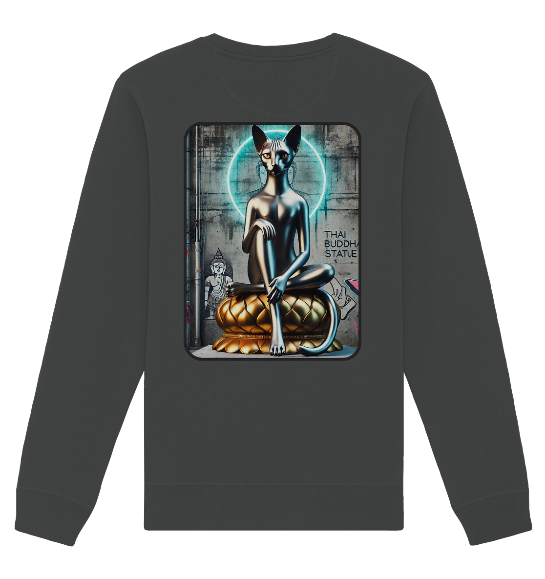 Mystic Cat - Sweat-shirt unisexe bio