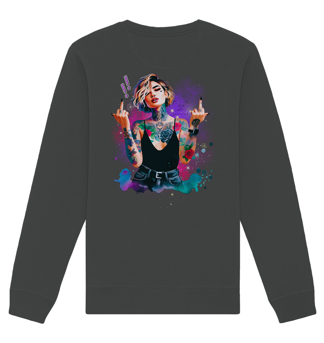 Rebel Rose - Sweat-shirt unisexe bio