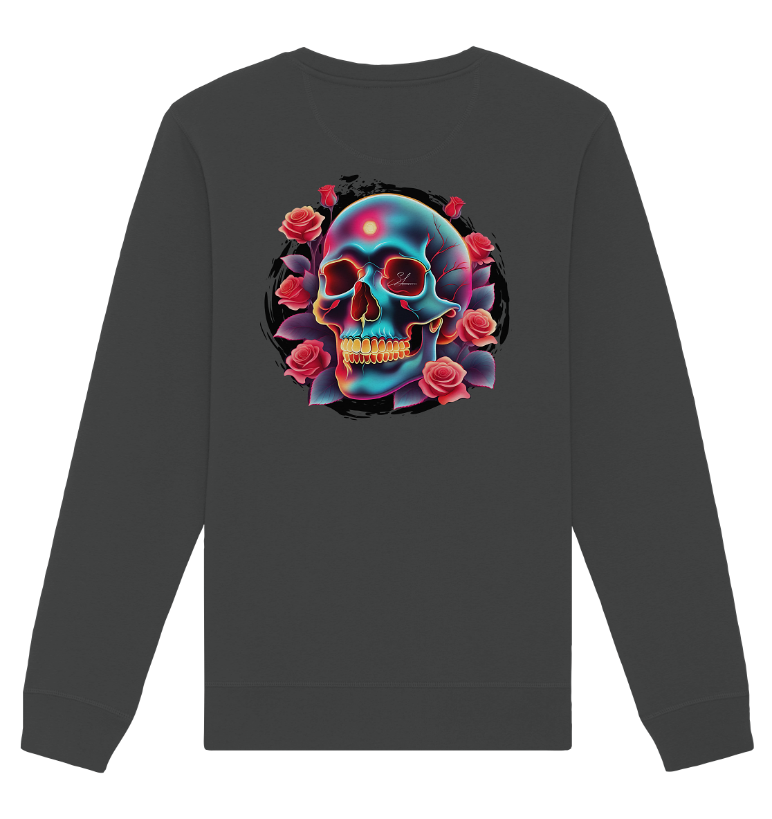 Glow Skull Design - Organic Unisex Sweatshirt