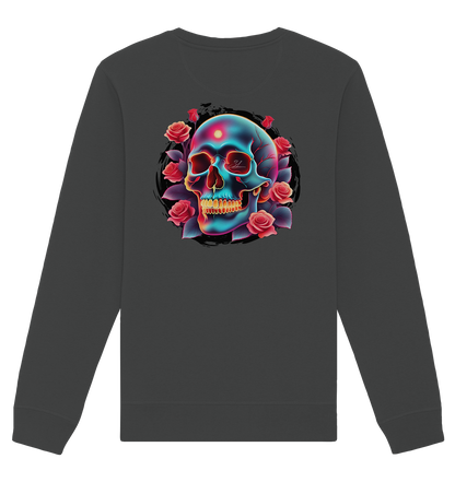 Glow Skull Design - Organic Unisex Sweatshirt