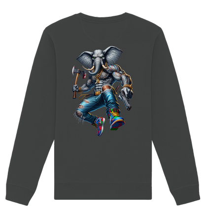 Street King Elefant - Organic Unisex Sweatshirt